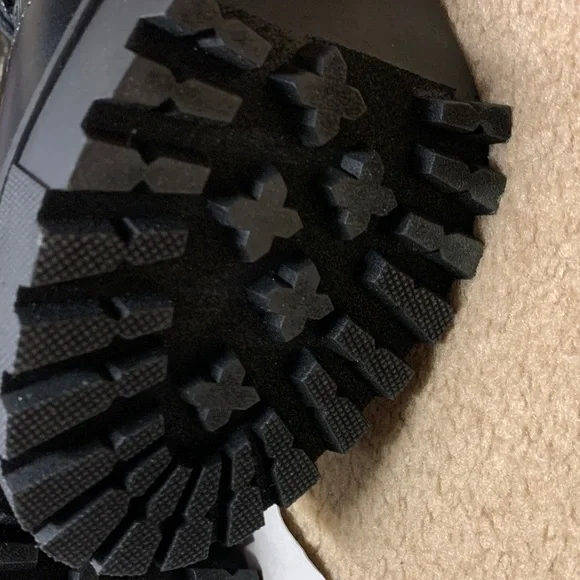 Madden Girl Black Combat Boots - Picture 8 of 11